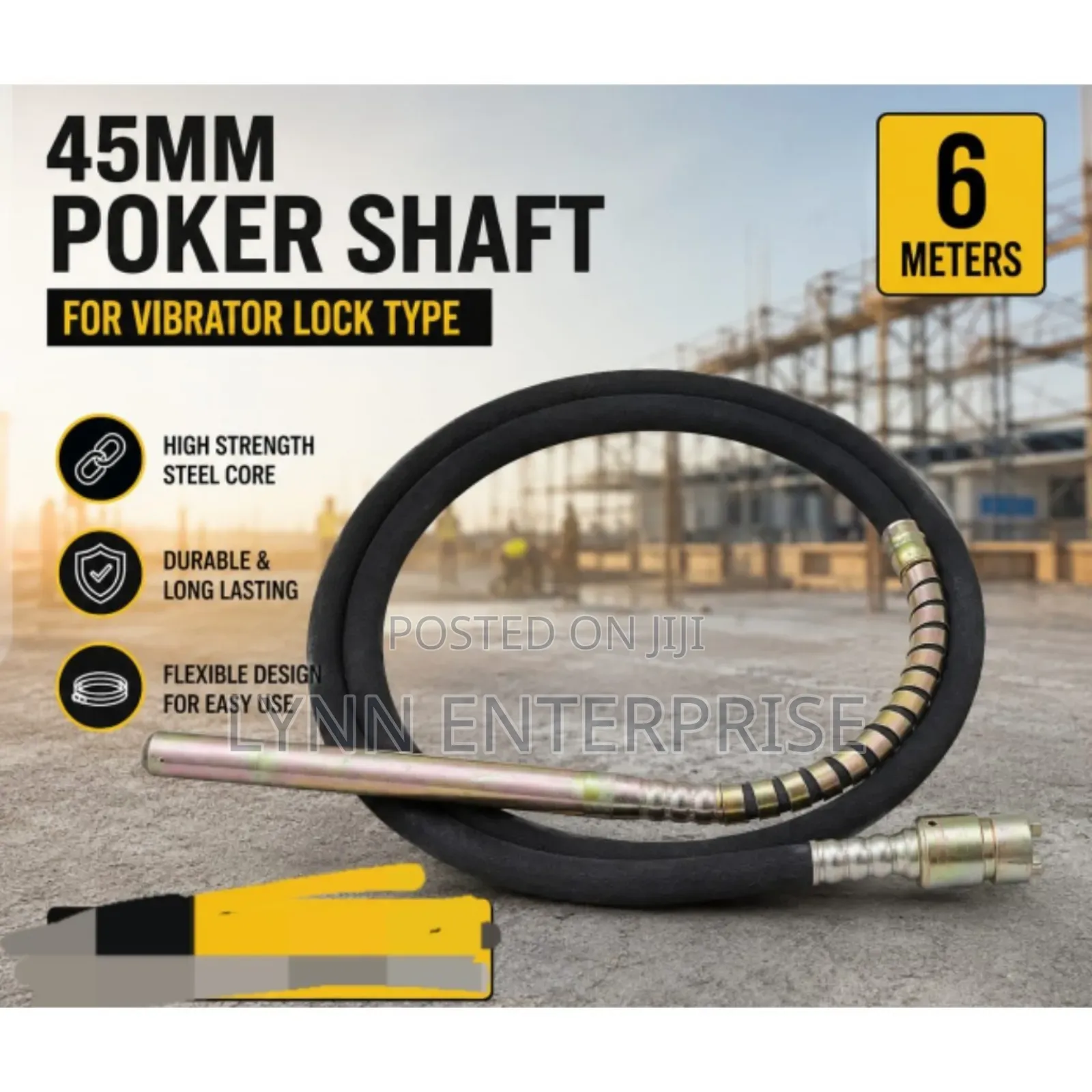 6 Meters Poker Shaft for Vibration Lock Type