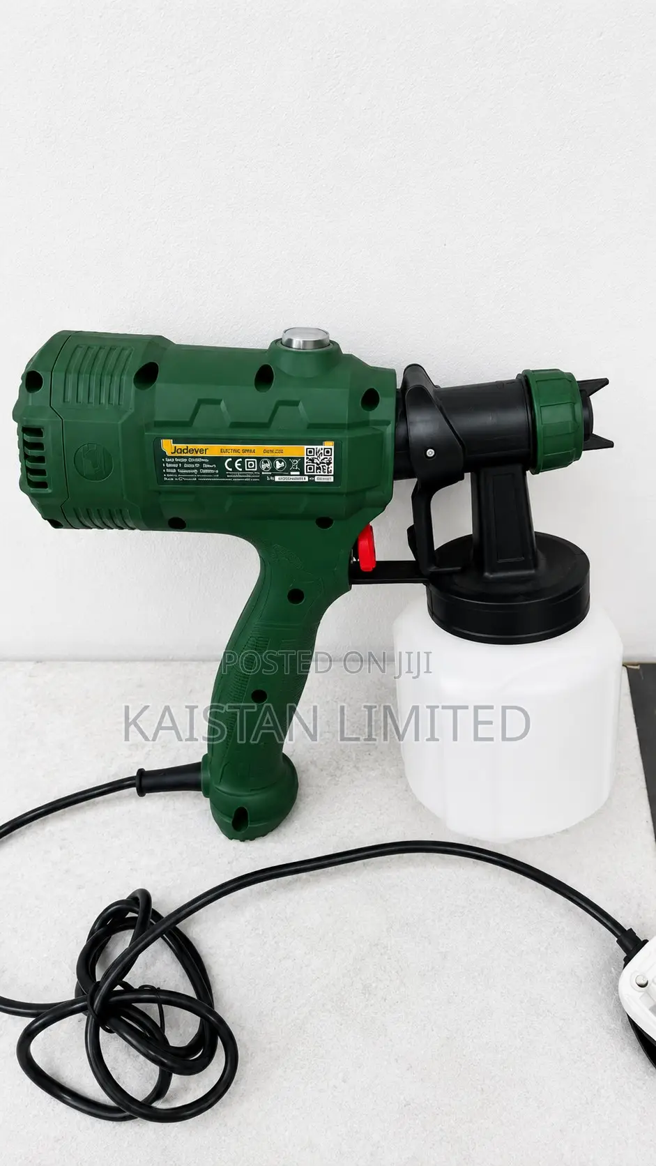 Jadever 550w Electric Spray Gun 800ml – 2.0mm Nozzle