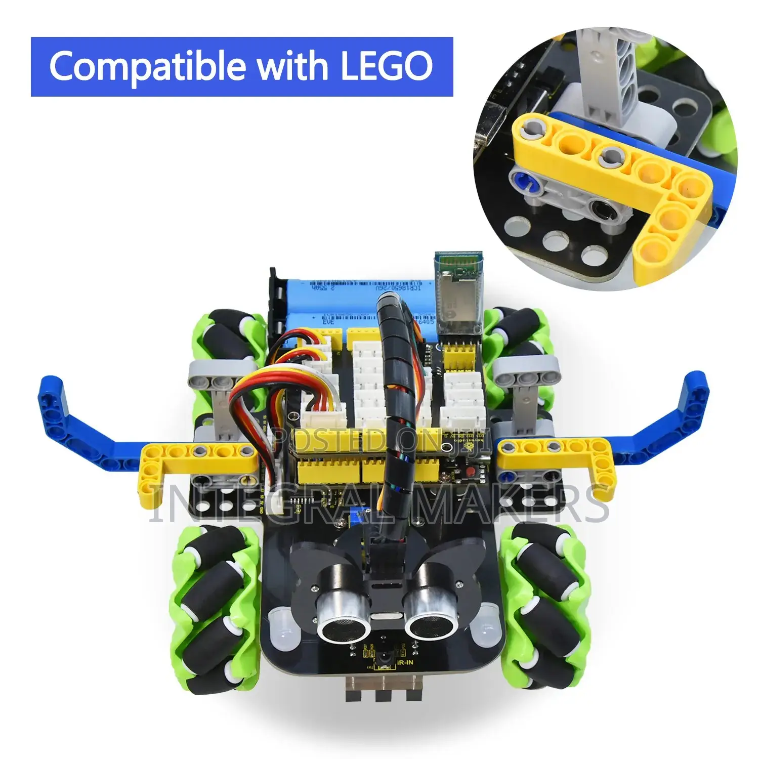 4wd Mecanum Robot Car for Arduino Stem Smart Diy Robot Car Kit