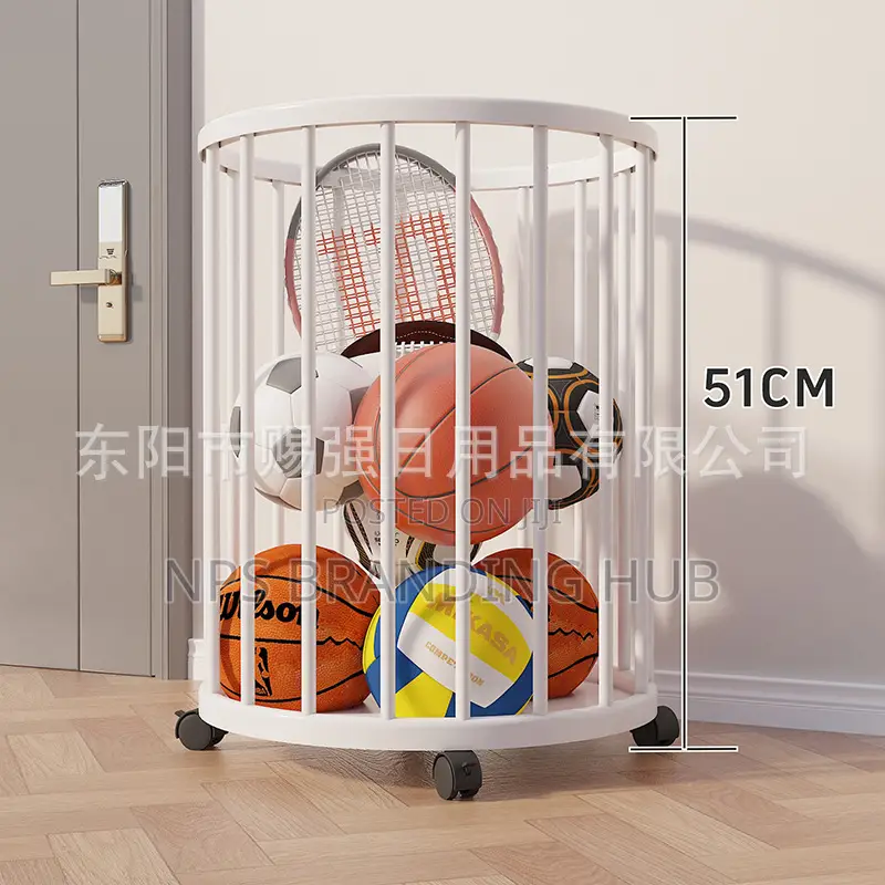 Multifunctional Dirty Clothes Storage Basket With Metal Frames (Stda