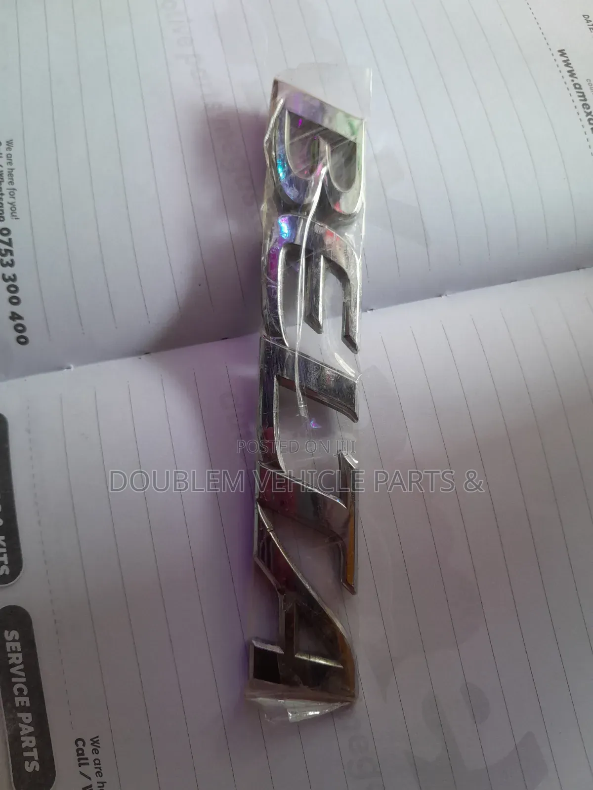 Toyota Belta 2008-2010 Emblem/Name/Logo/Badge