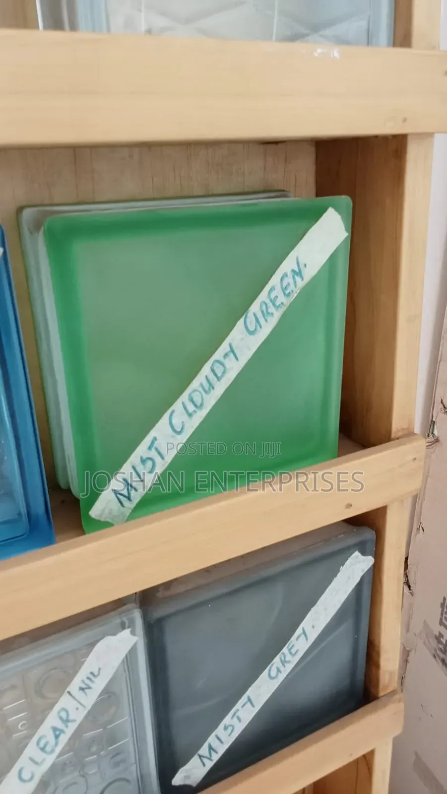 Coloured Block Glass