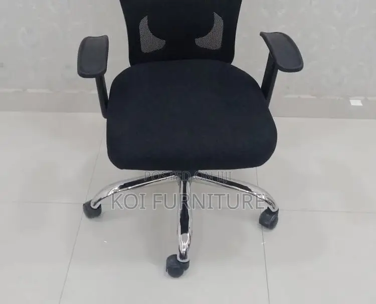 Office Chairs; Orthopedic High Backrest Mesh Fabric Clerical Chairs