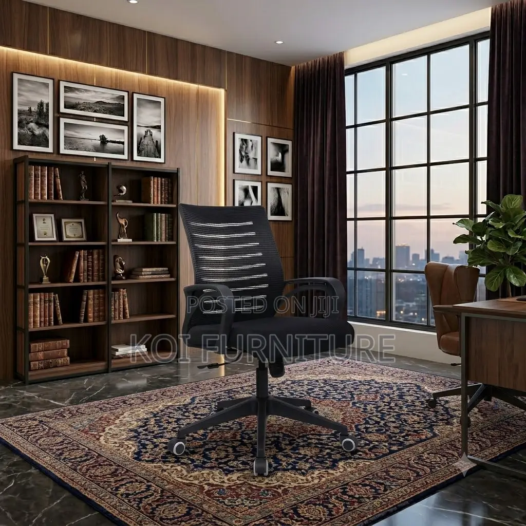 Office Chairs; Mid Backrest Strong Mesh Fabric Thane Office Chairs
