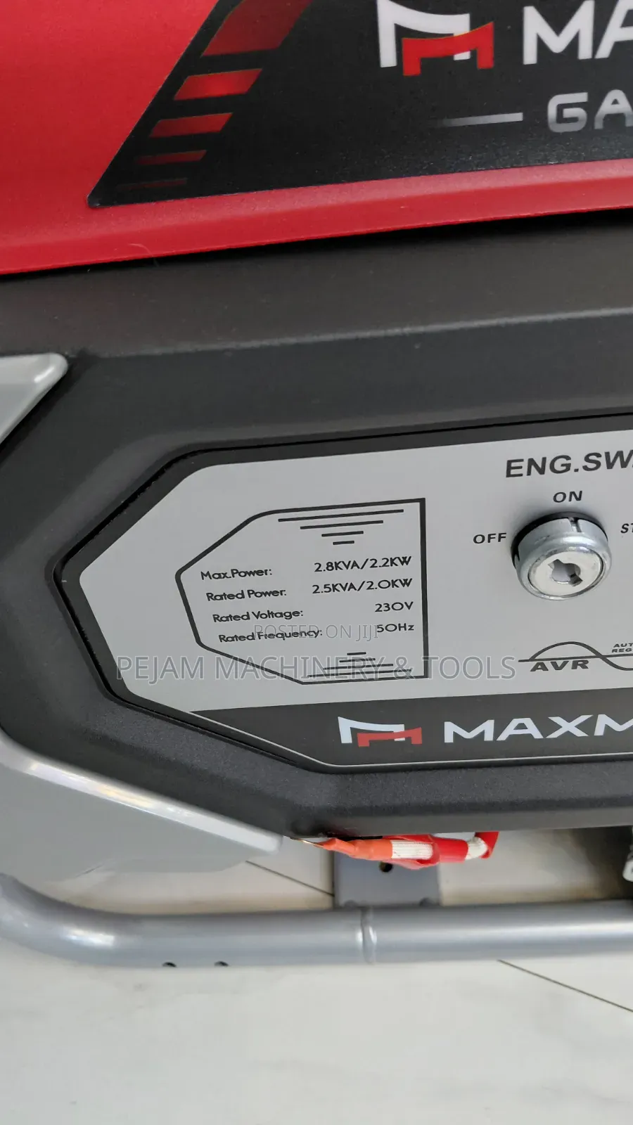 Maxmech RFS 3800 3kva Key Start Petrol Portable Generator