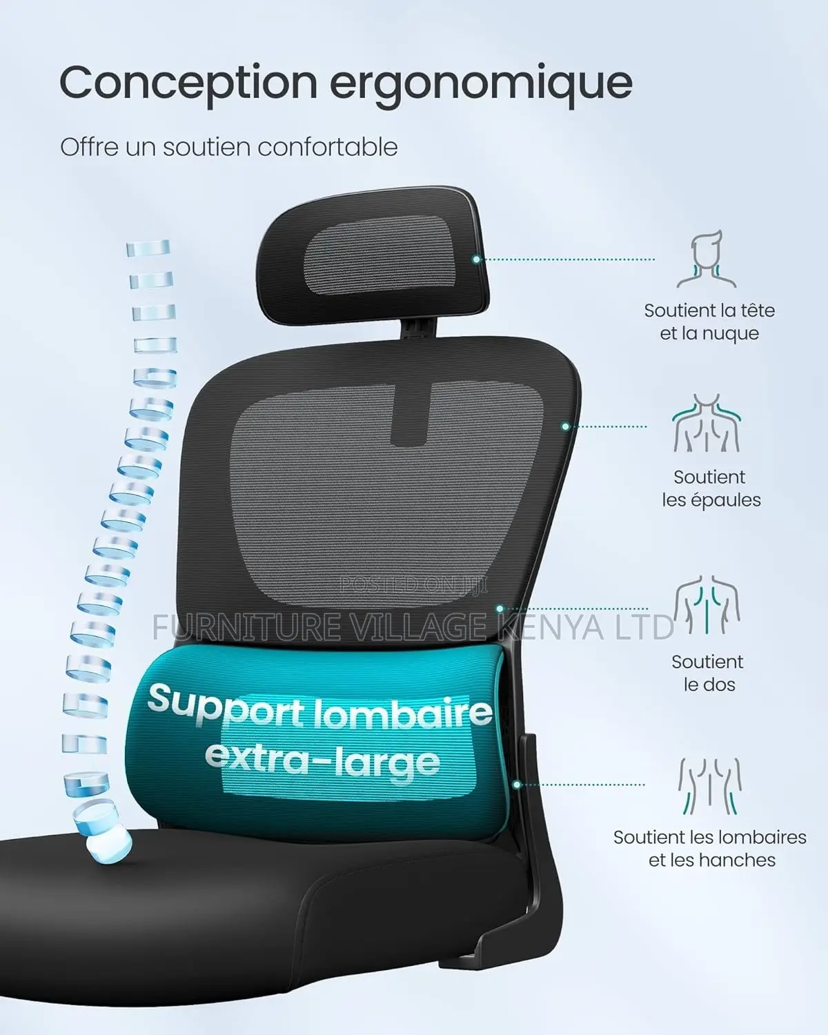 Office Seat With Flipping Arms