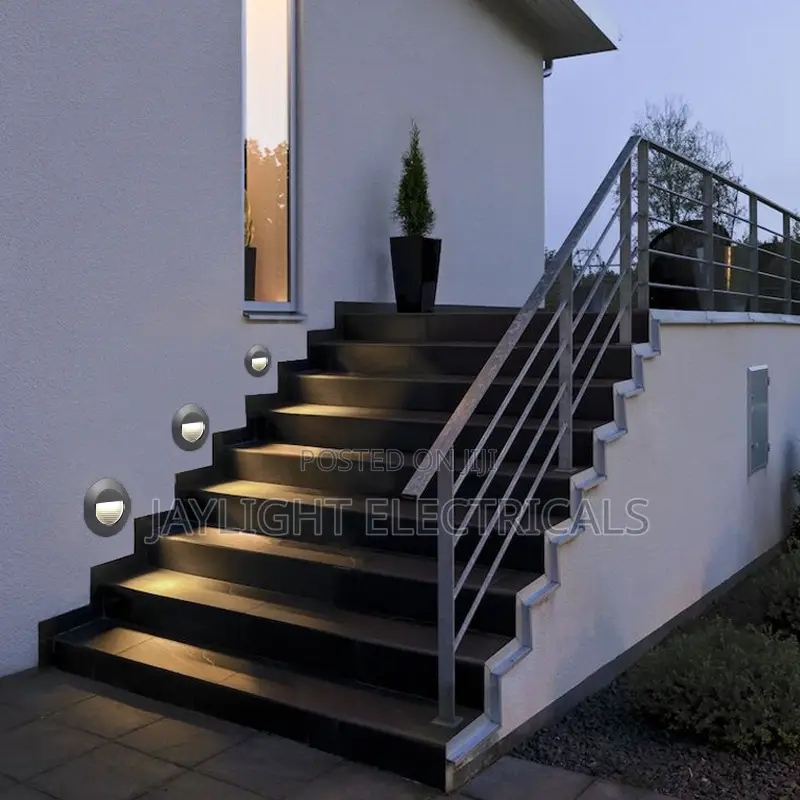 Round Led Stair Light 3w Step Light Living Room Waterproof