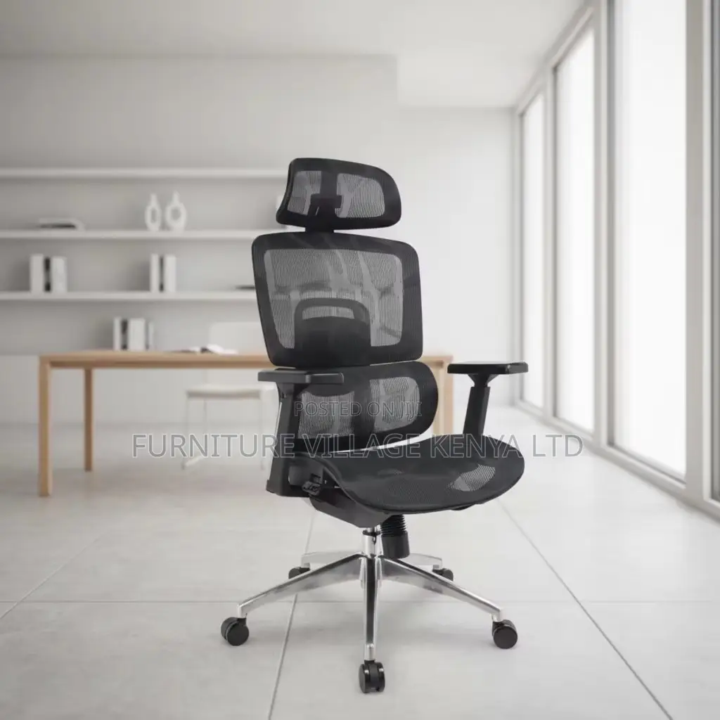Office Mesh Seat With Footrest