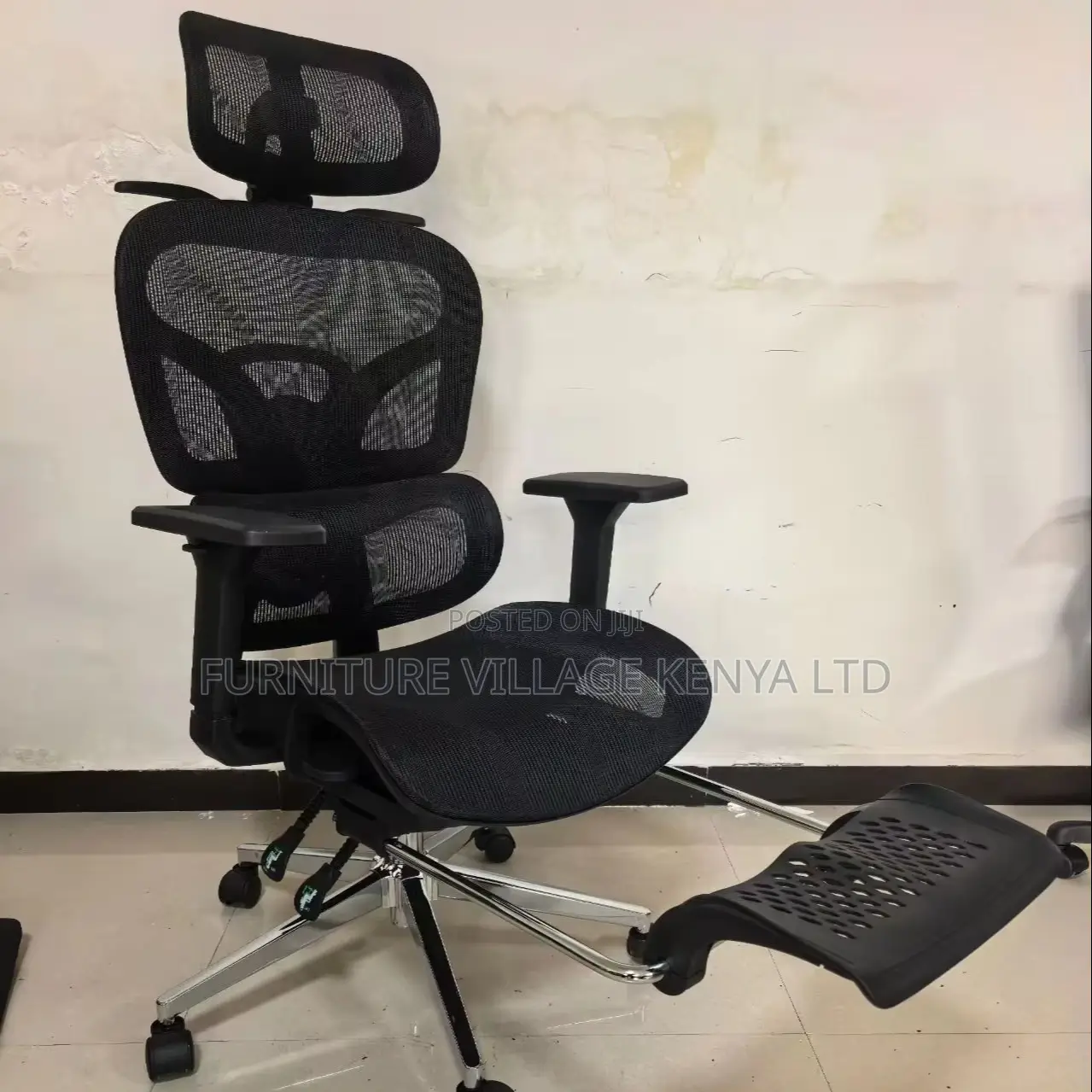 Office Mesh Seat With Footrest