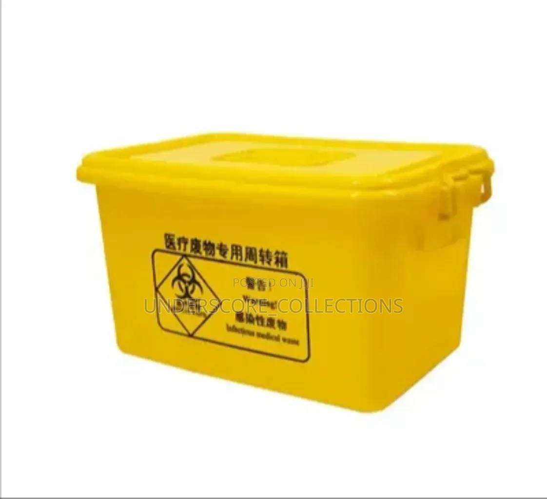 Yellow Medical Waste Container Made for Biohazard Waste