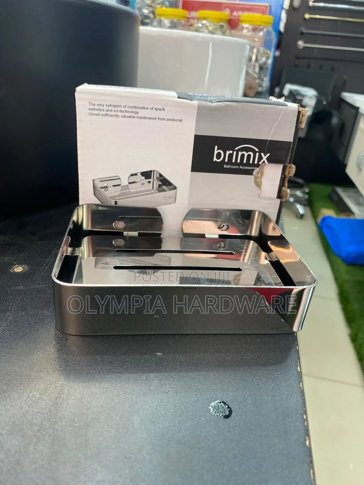 Brimix Soap Dish Silver