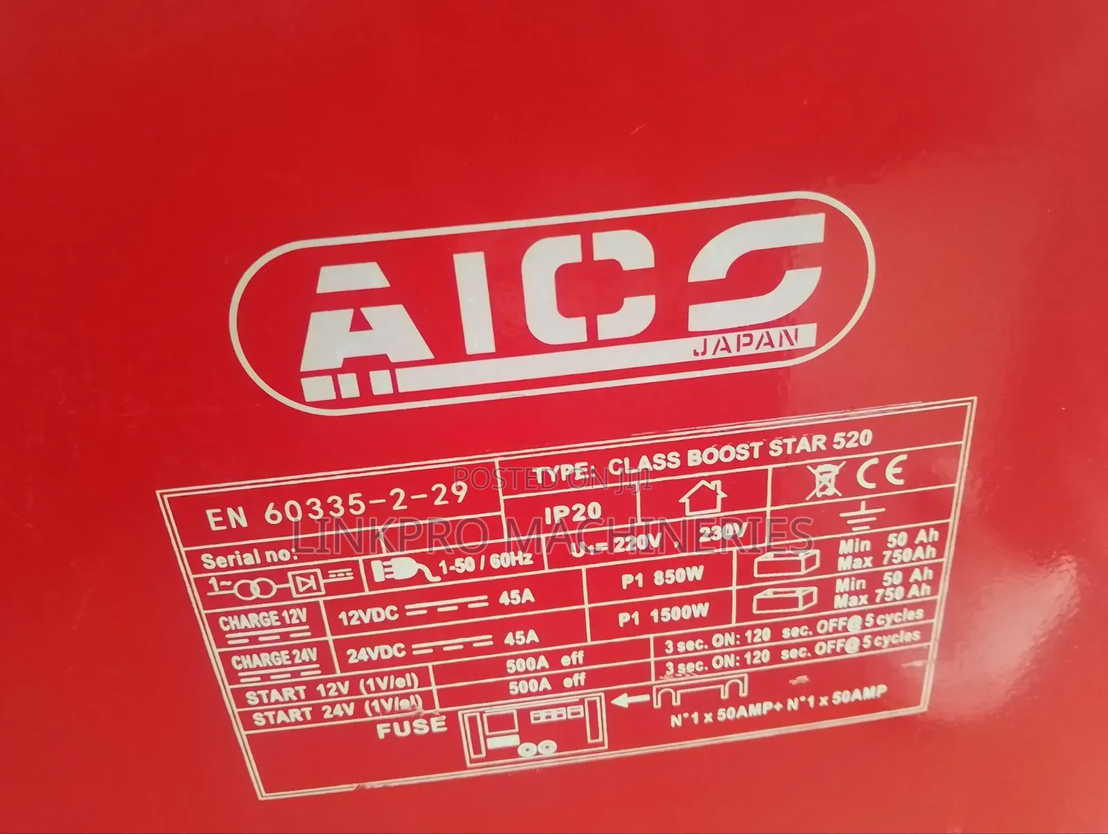 Aico Japan 520a Battery Charge Booster