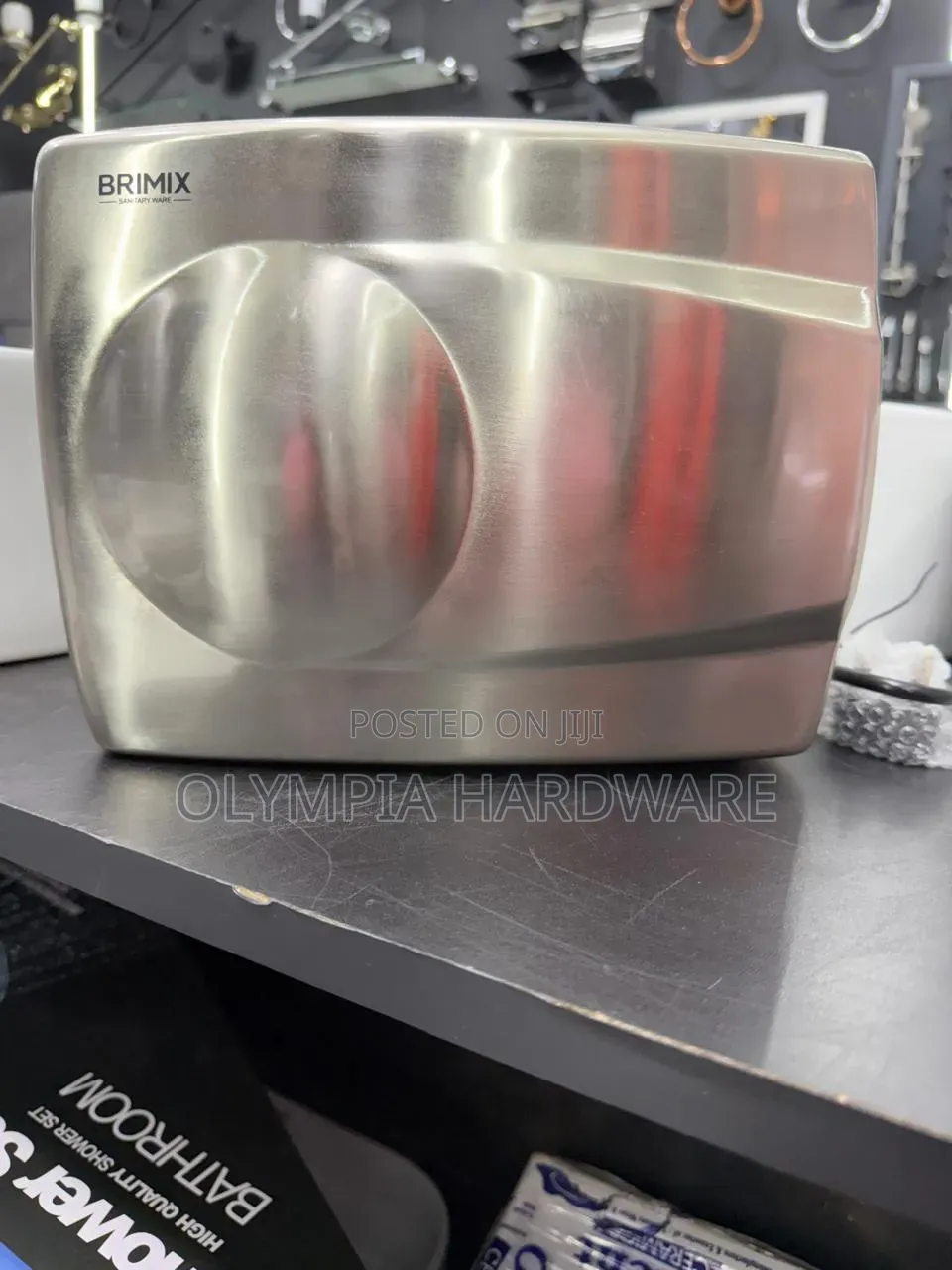 Brimix Gray Metallic Hand Dryer