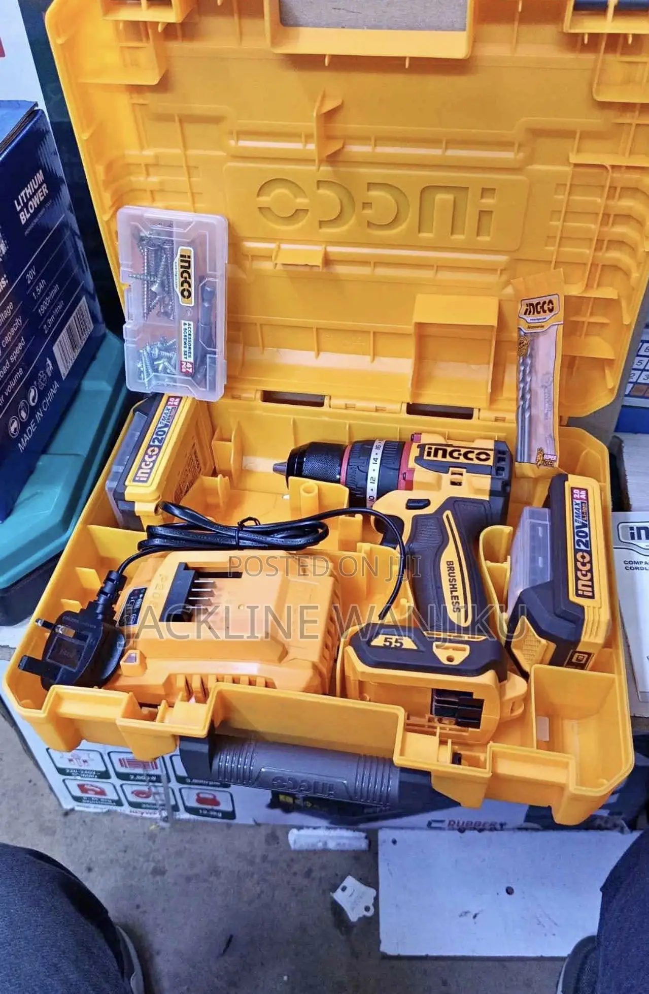 Ingco Rechargeable Drill 5.5 Newton/ Cordless Drill Ingco