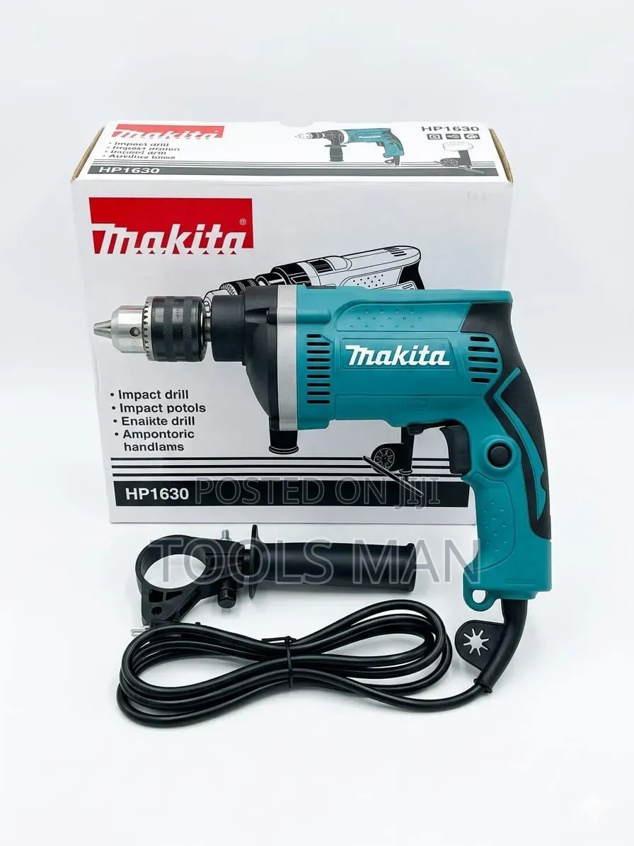 Makita Hp1630 Impact Hammer Drill - Professional Electric Drill