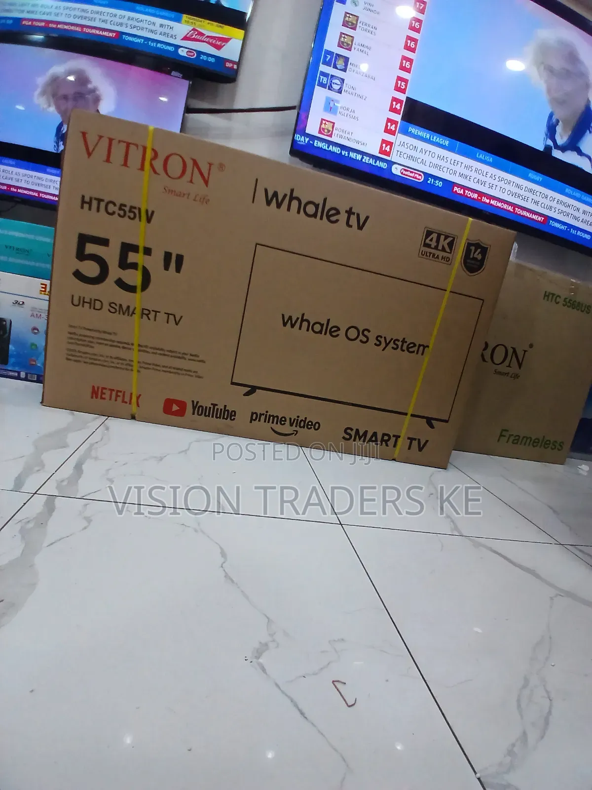 Vitron Htc55w 55" Uhd Smart Whale Os System Tv Frameless , Bluetooth