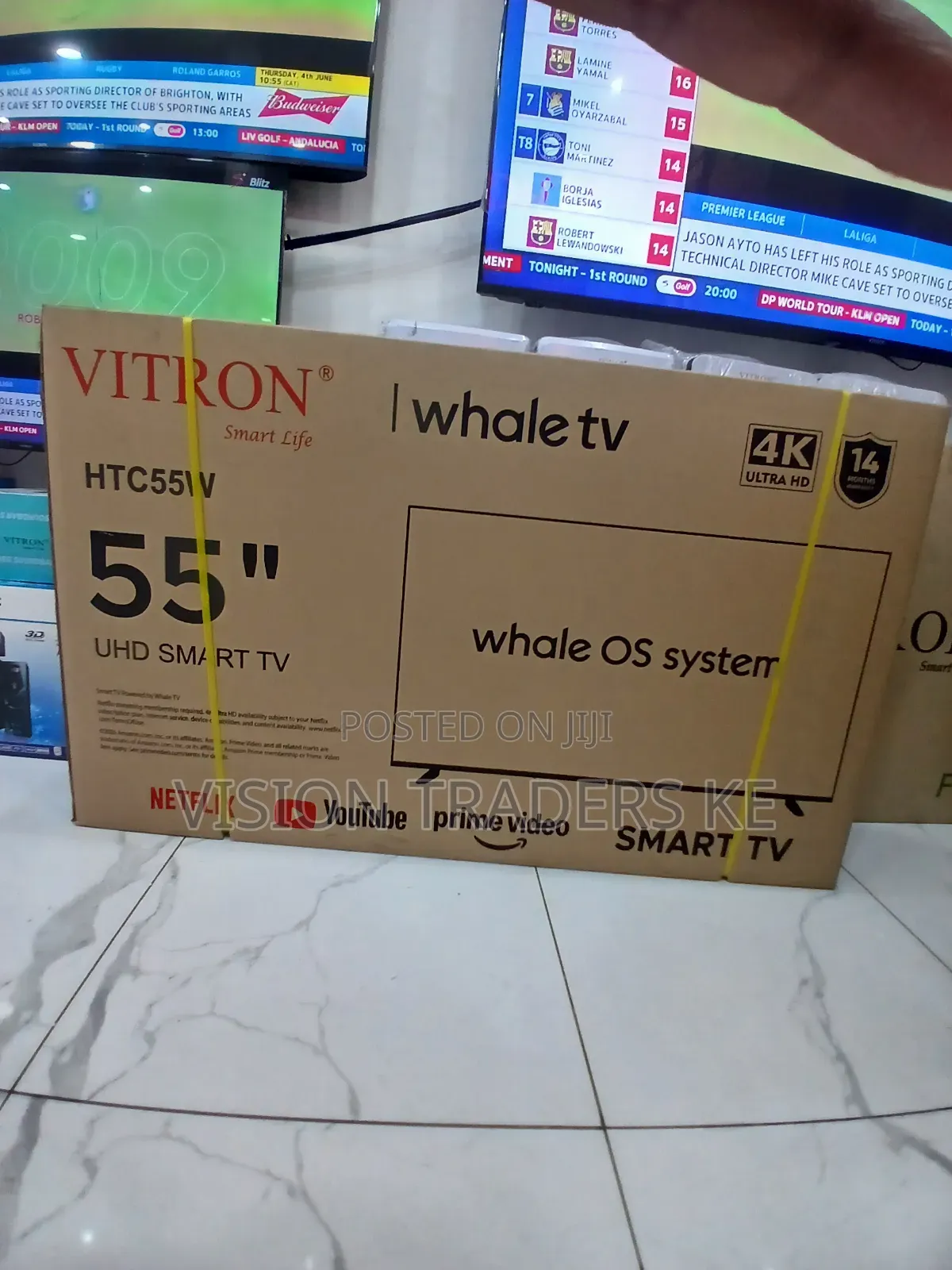Vitron Htc55w 55" Uhd Smart Whale Os System Tv Frameless ,Youtube