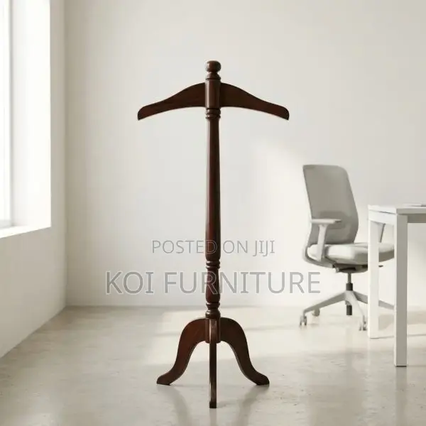 Office Hanger : Executive Mahogany Coat Hanger Stand