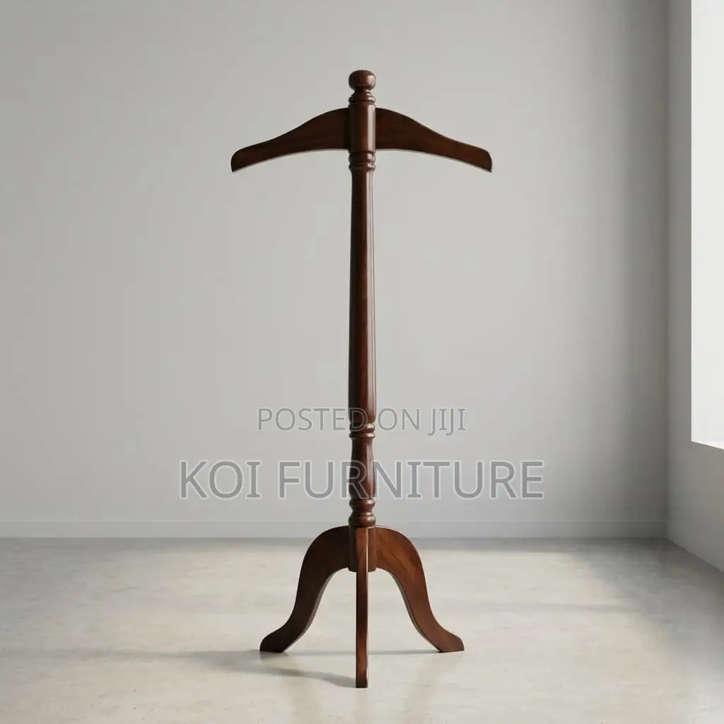 Office Hanger : Executive Mahogany Coat Hanger Stand
