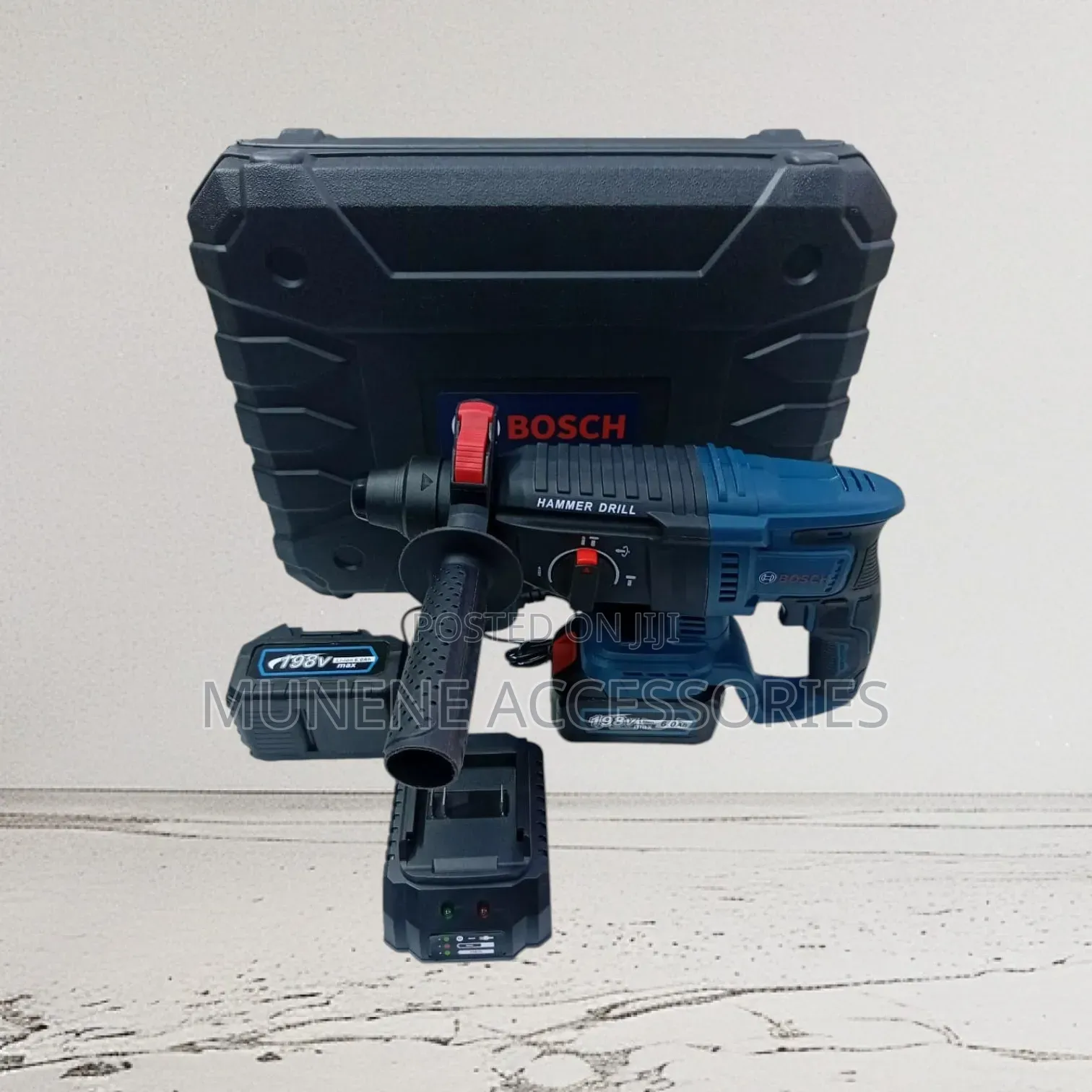 Bosch Rechargeable Rotary Hammer Drill With Carrier Box