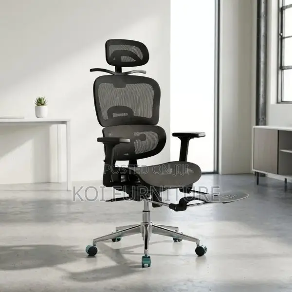 Office Chair :Ergonomic Office Chair Features a Breathable Mesh Design