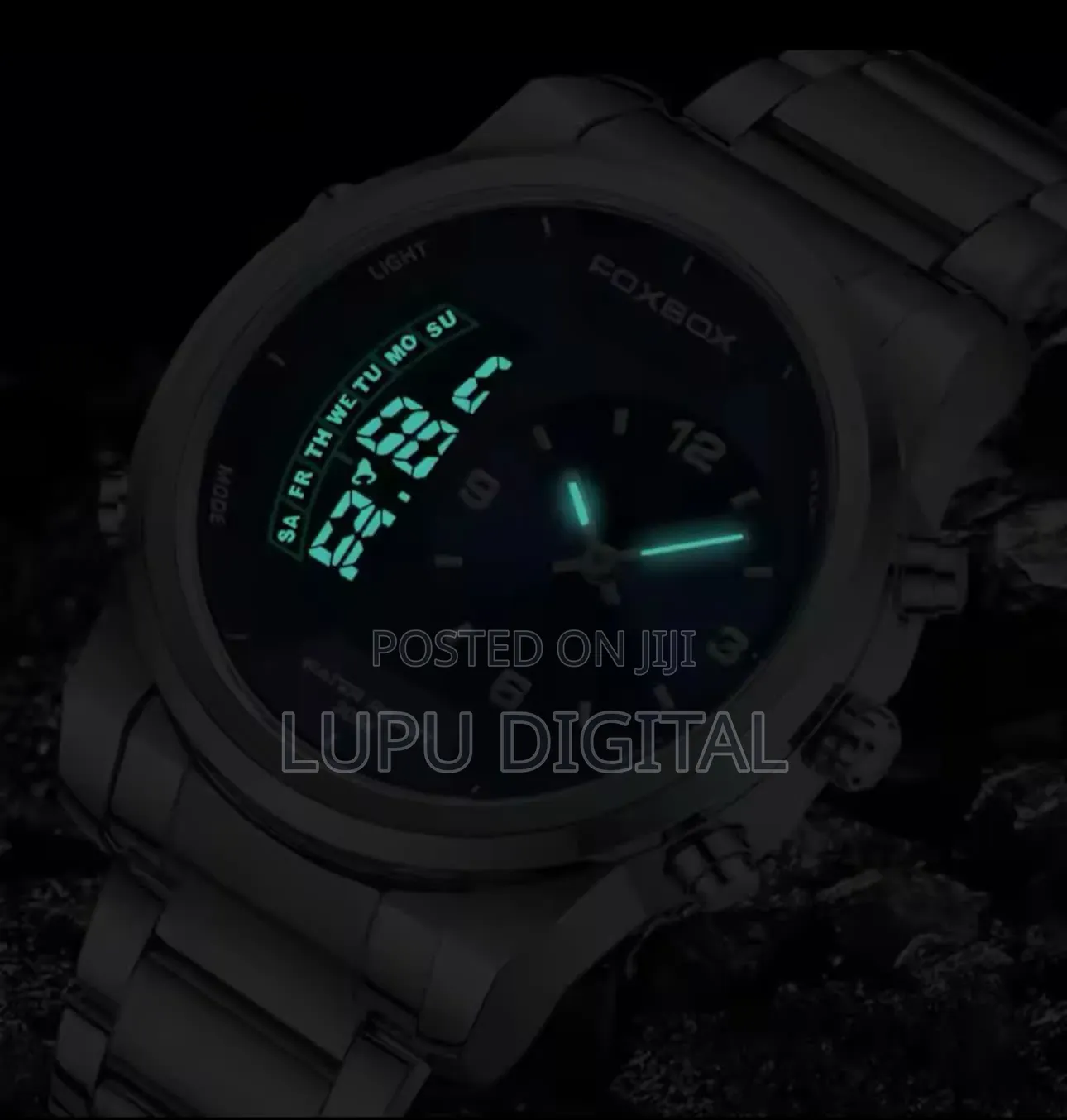 Foxbox Dual Time Gents Watch Fb0058e