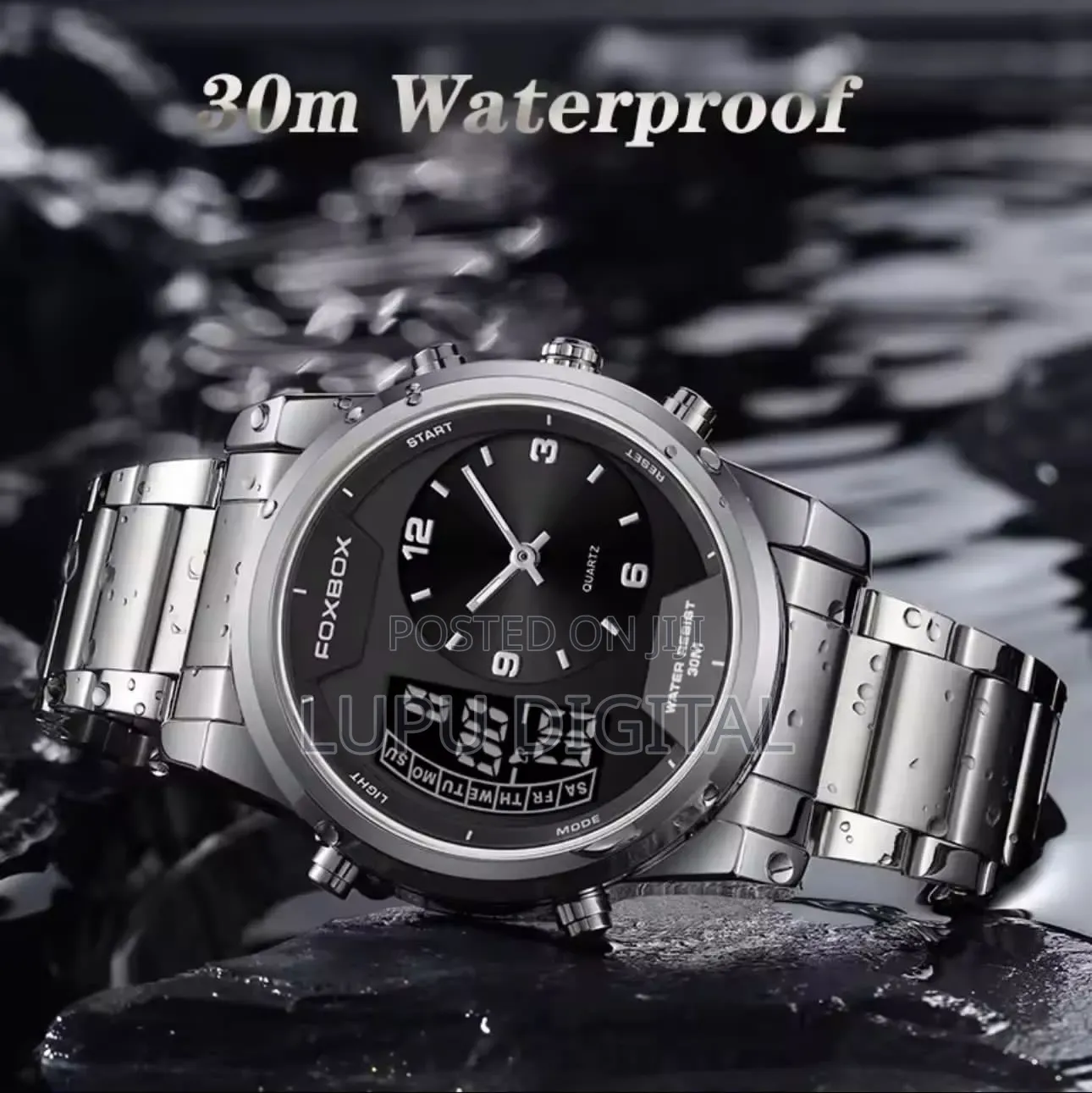 Foxbox Dual Time Gents Watch Fb0058e