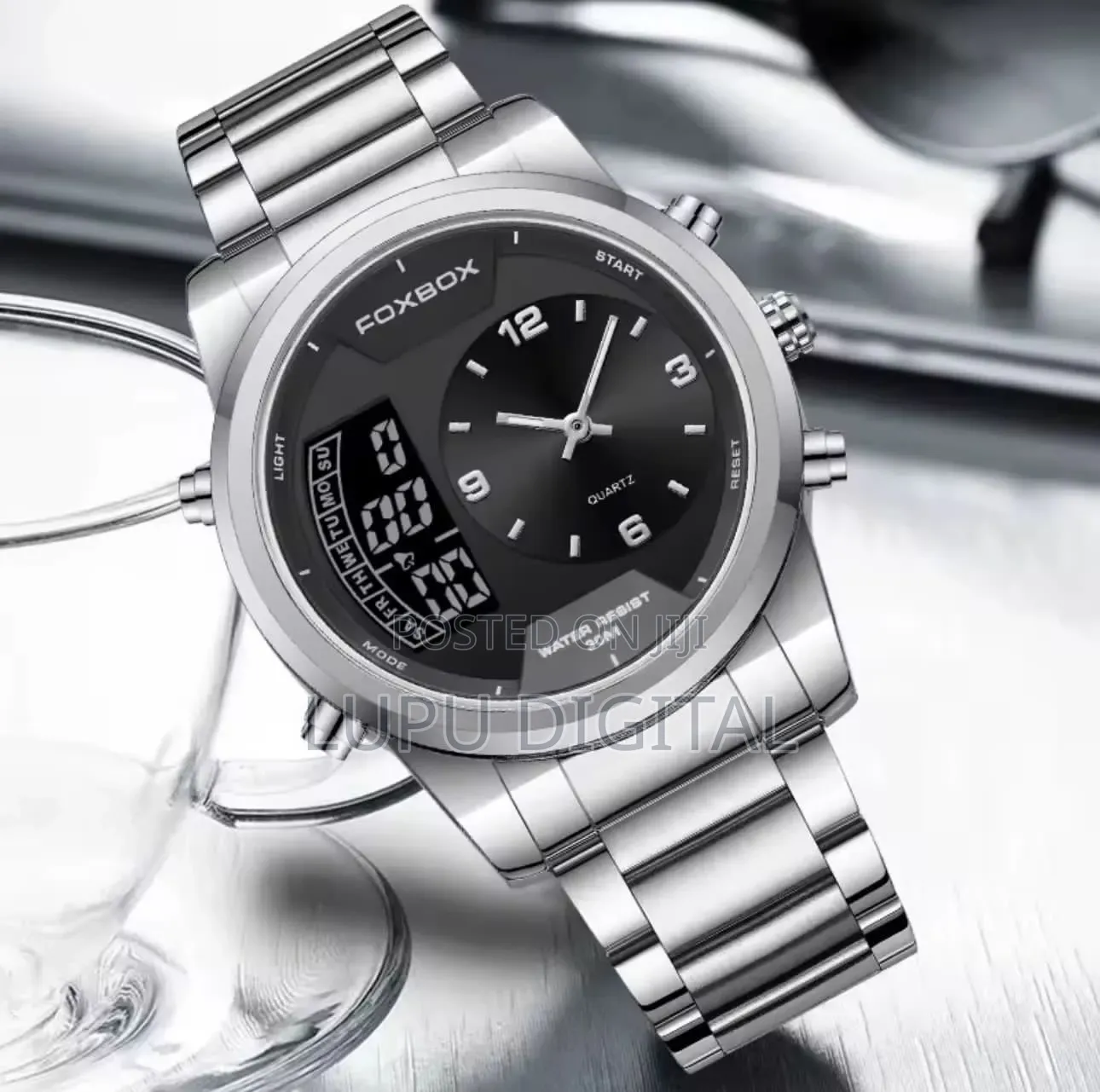 Foxbox Dual Time Gents Watch Fb0058e