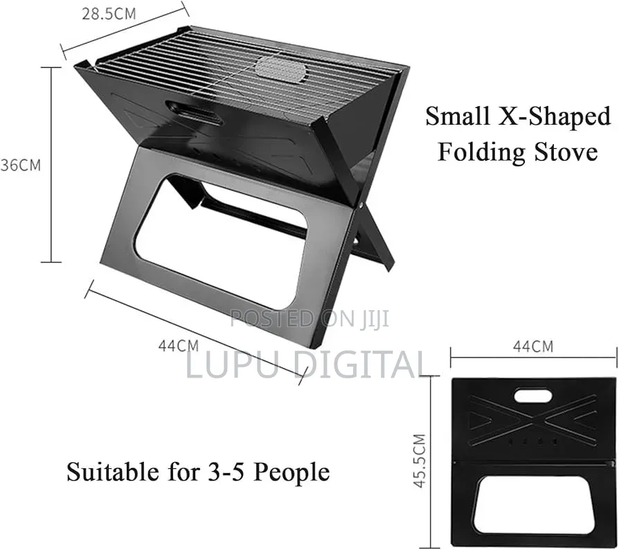 Heavy Portable Barbecue Charcoal Grill X-Type