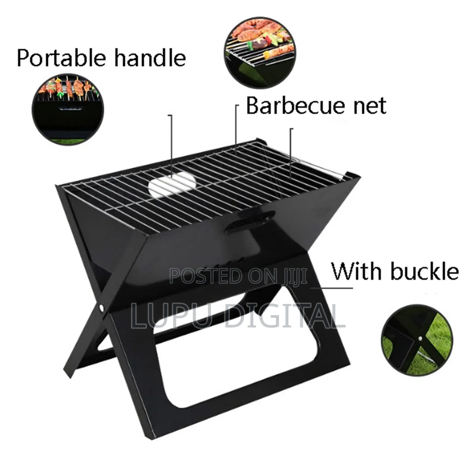 Heavy Portable Barbecue Charcoal Grill X-Type