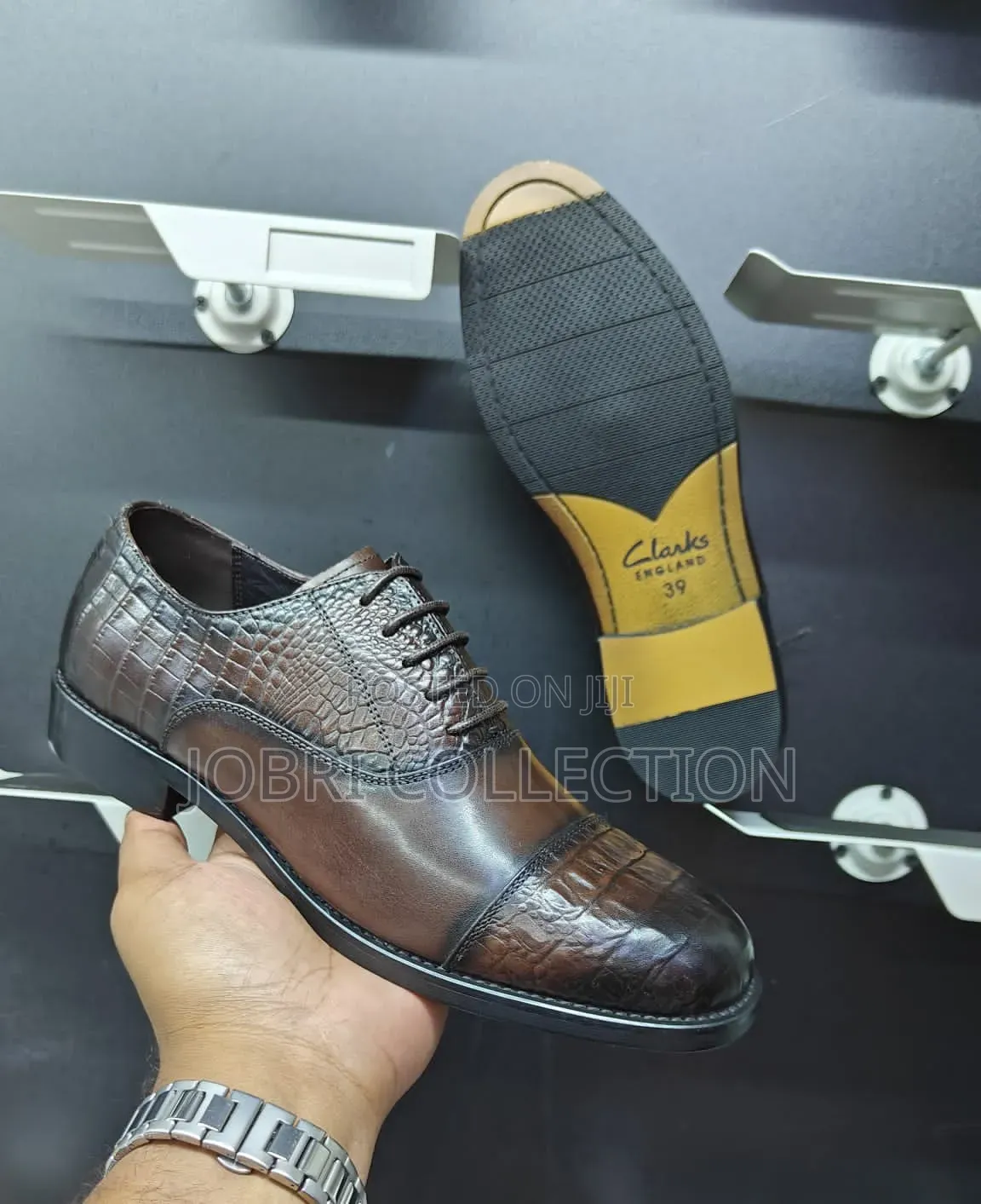 Clarks Leather Low Cut Official Shoes