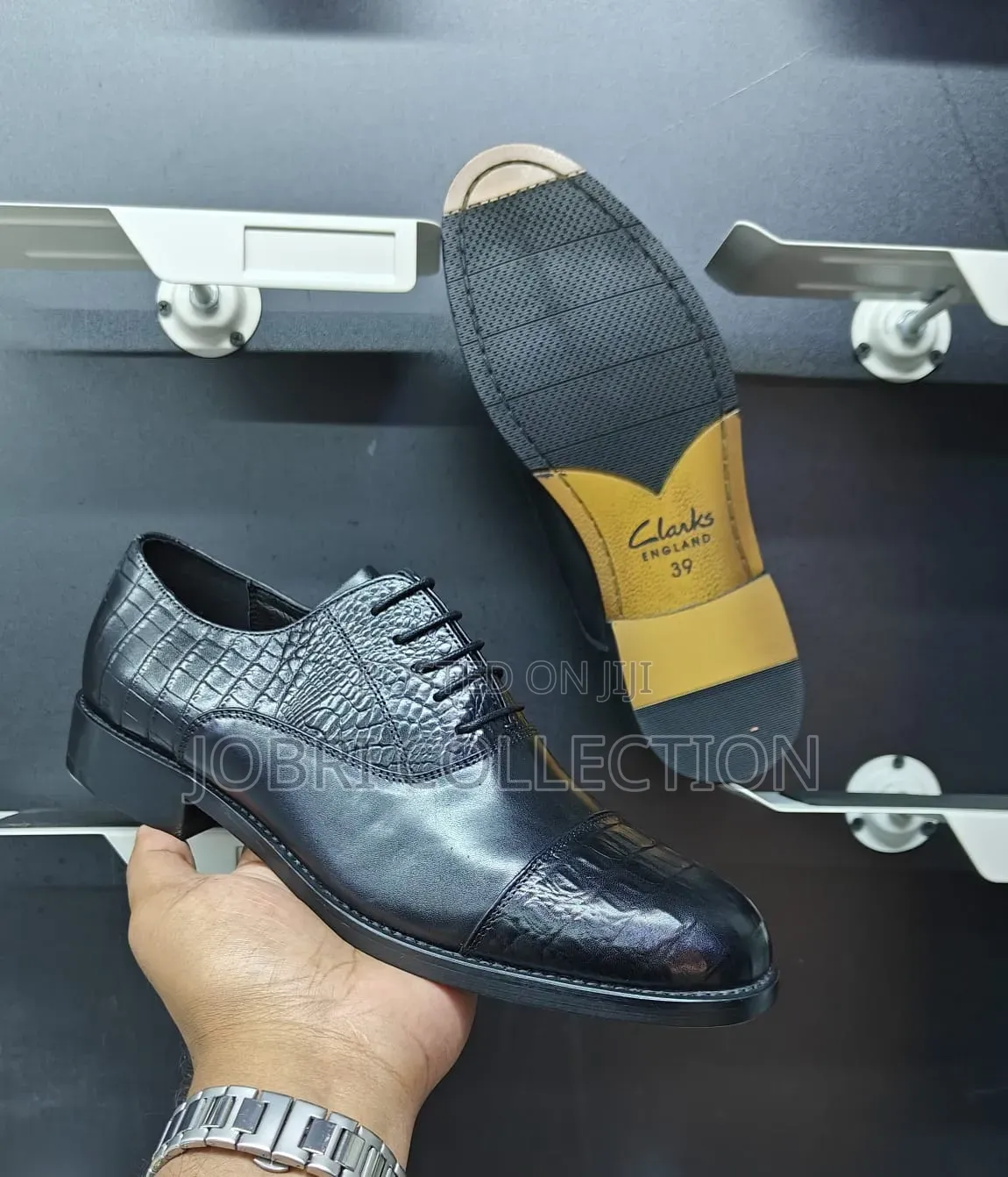 Clarks Leather Low Cut Official Shoes