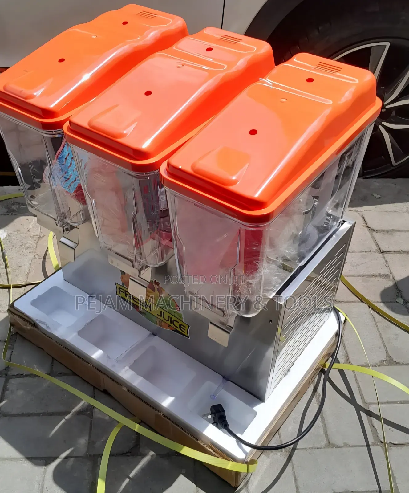 Commercial 3-Column Fresh Juice Dispenser 48l