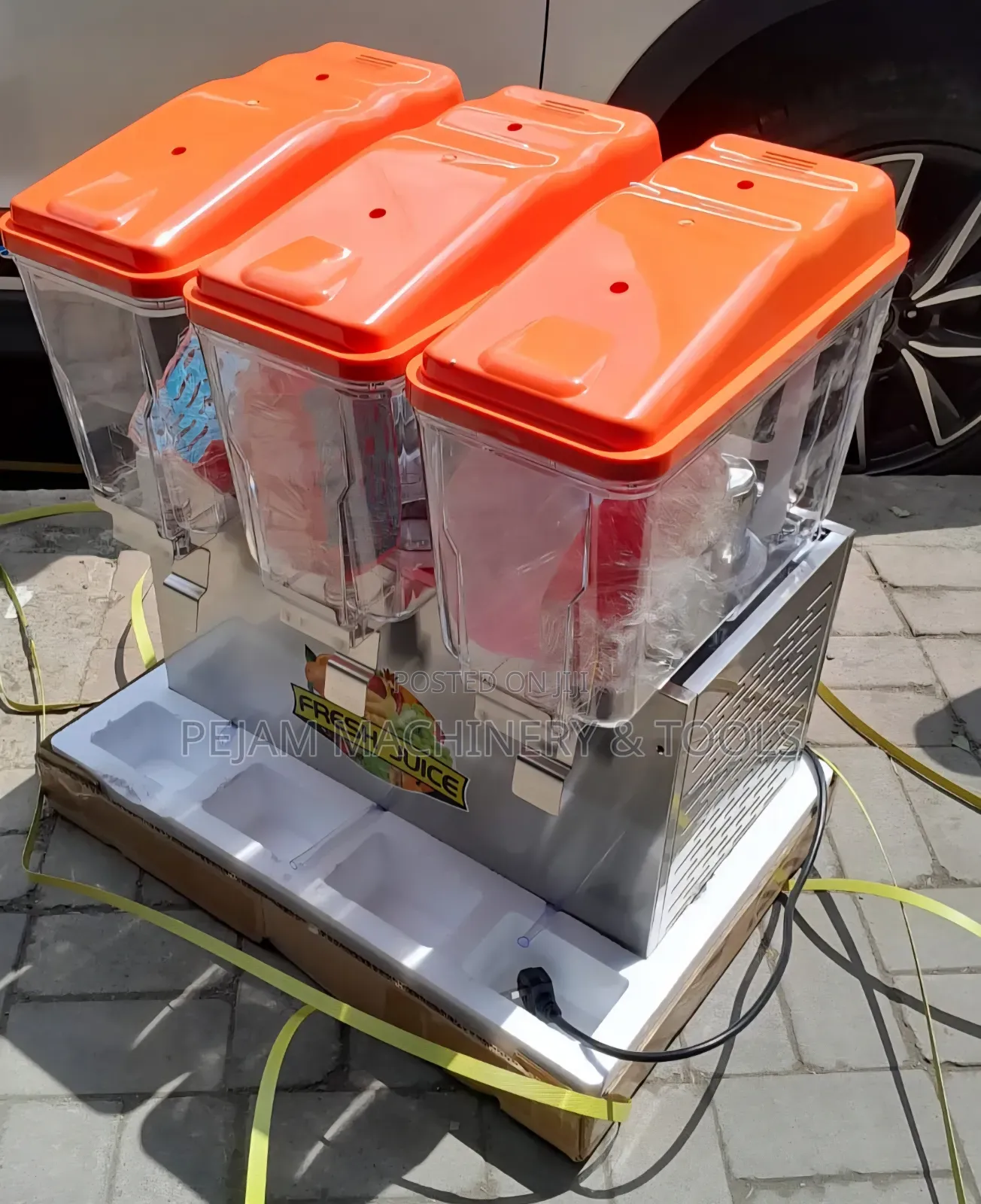 Commercial 3-Column Fresh Juice Dispenser 48l