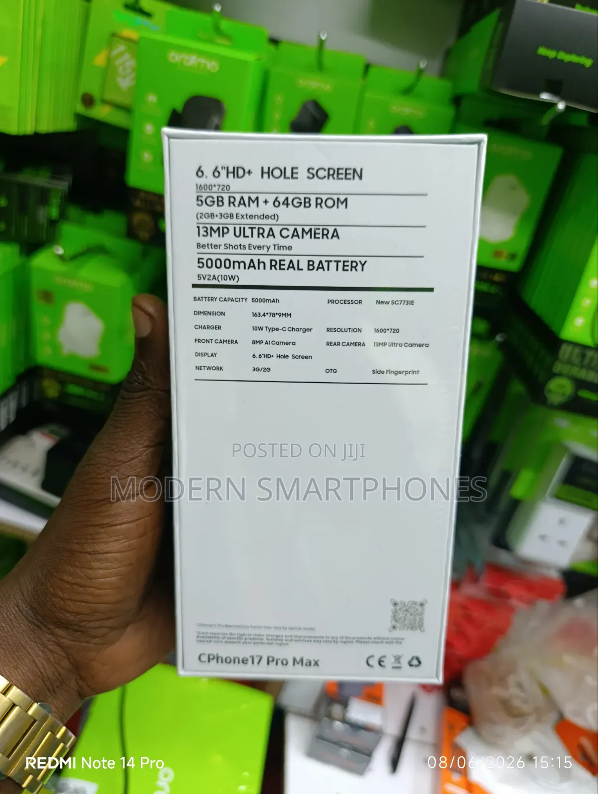 New Mobile Phone 64 GB Silver