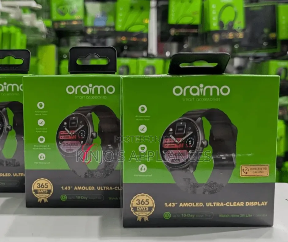 Oraimo Watch Nova 2r Lite Osw 824 With *Amoled* Watch
