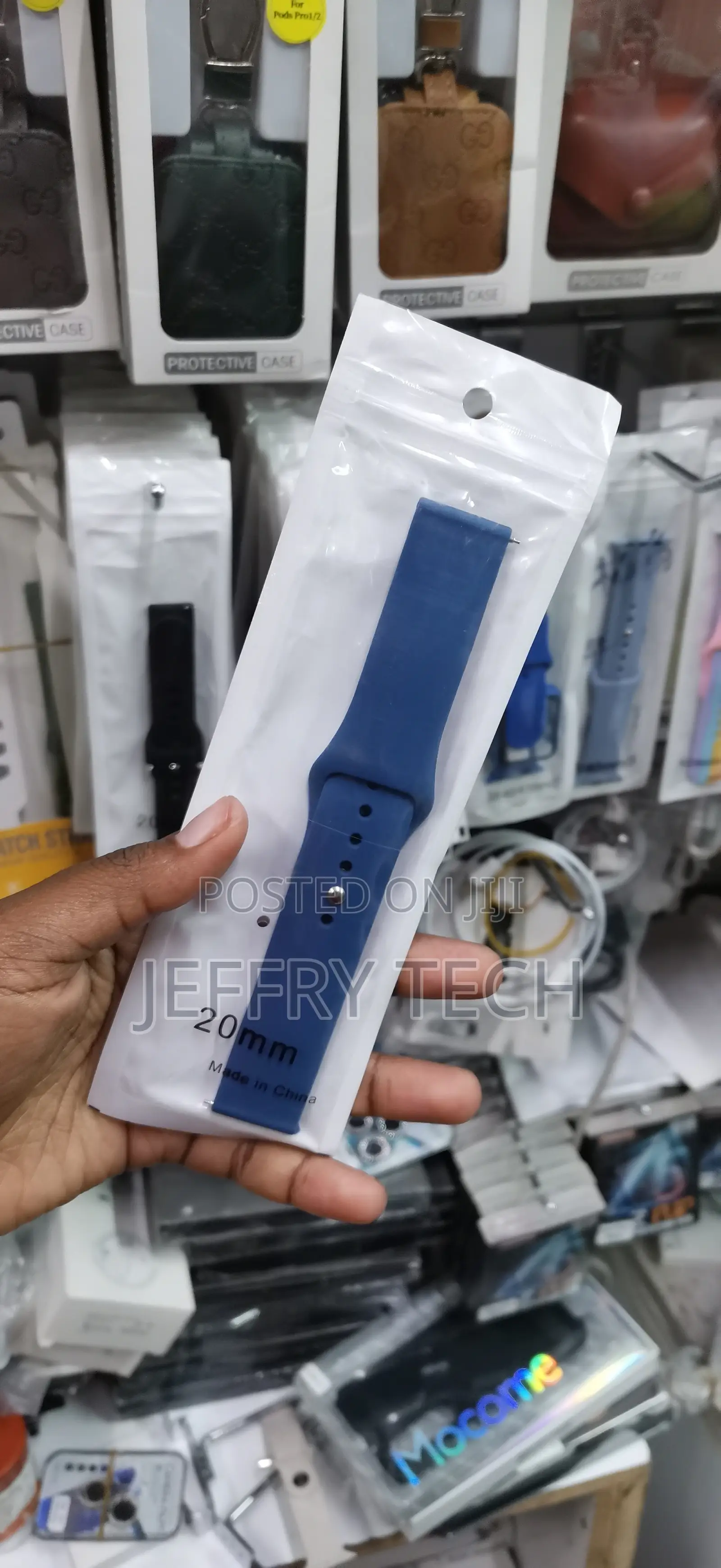 Classic Apple Watch Sport Band Style 20mm-Blue