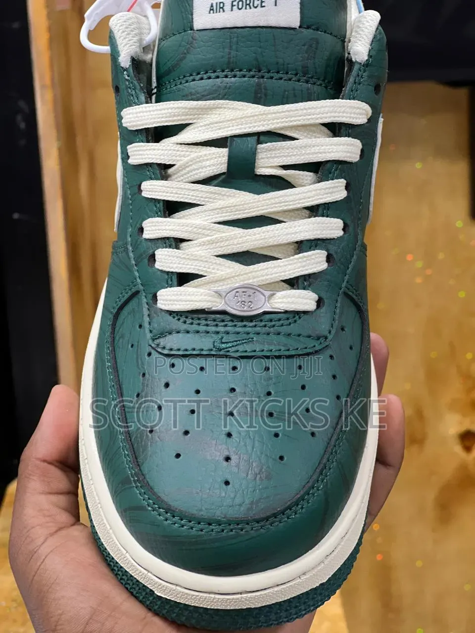 Airforce-1 Olive Green Sneakers