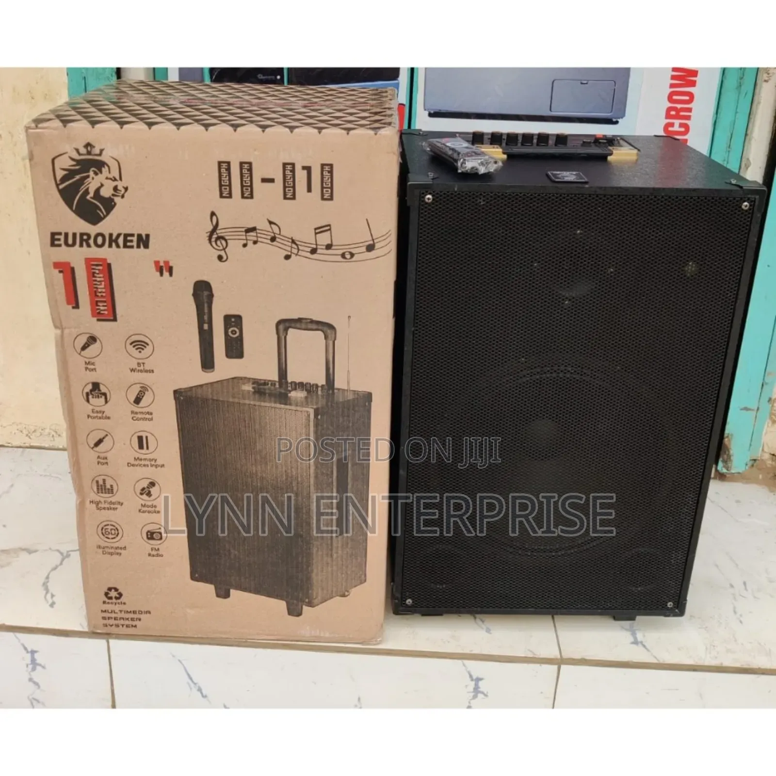 *Euroken Trolley Speaker 12"With Microwave