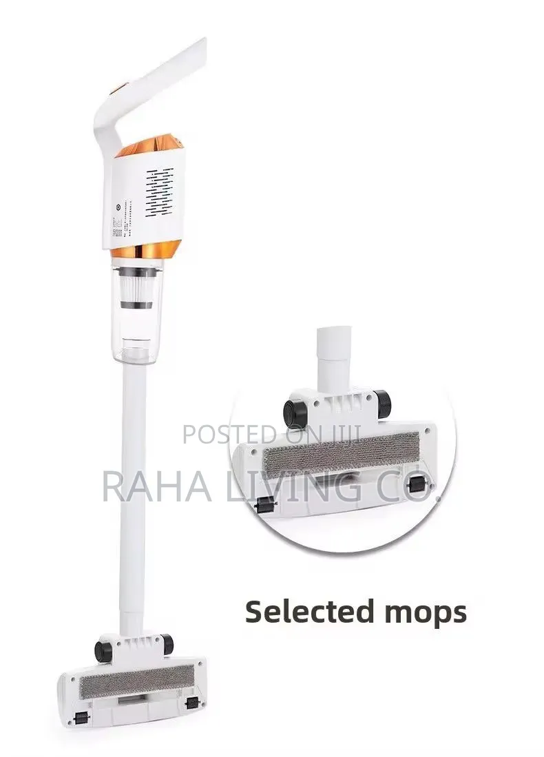 120w Wireless Car Home Vacuum Cleaner | 7500pa | White