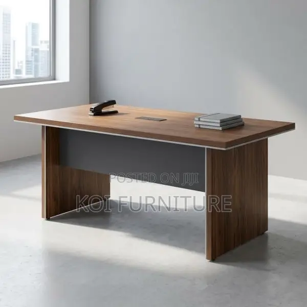 Office Table : 2.4m Pari Walnut Executive Boardroom Table