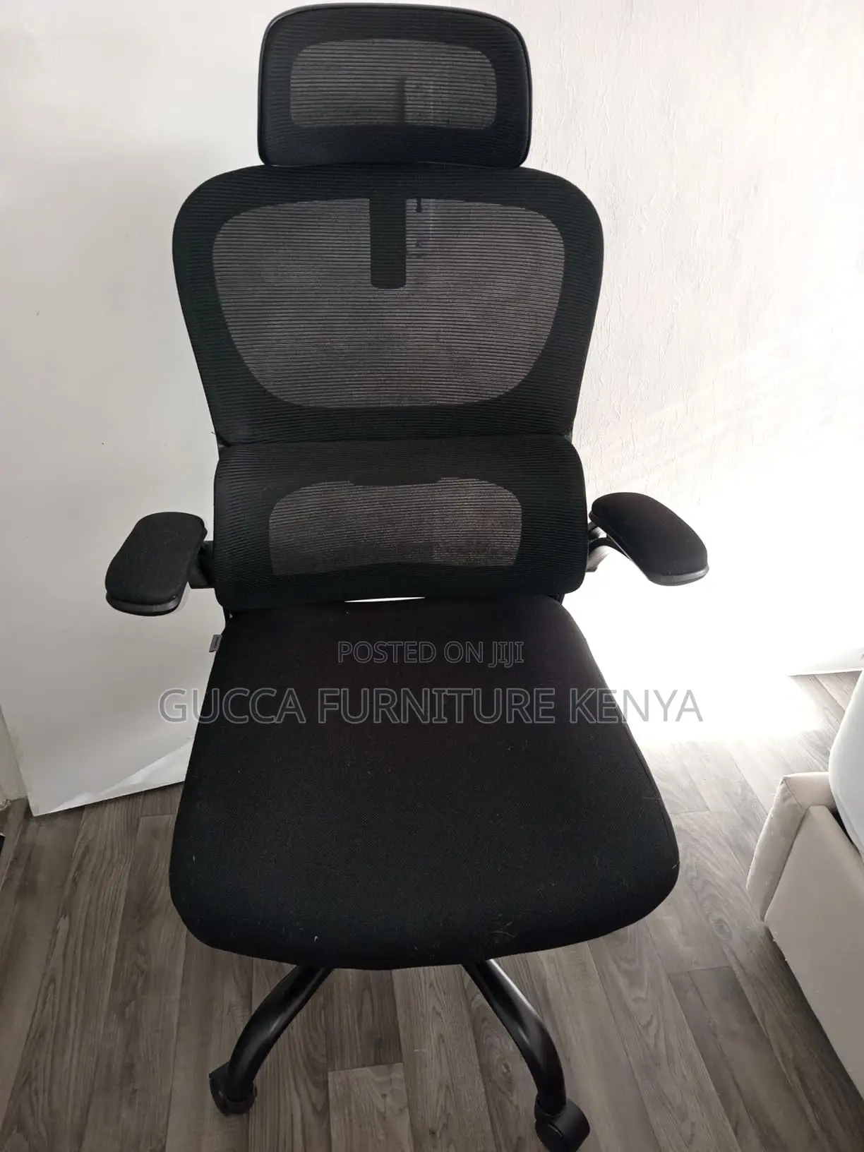 Office High Back Chair With Flip Arms