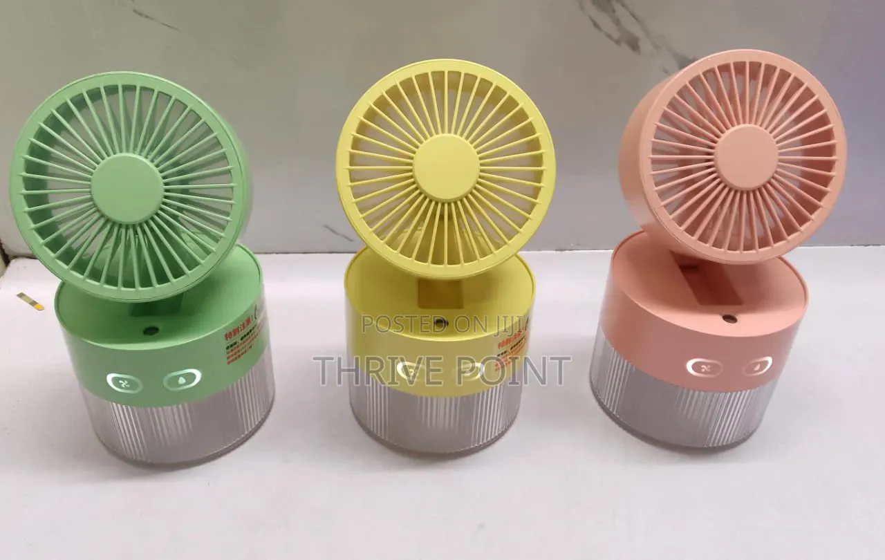 350ml 3 Speed 35ml/H Rechargeable Portable Fan With Humidifier