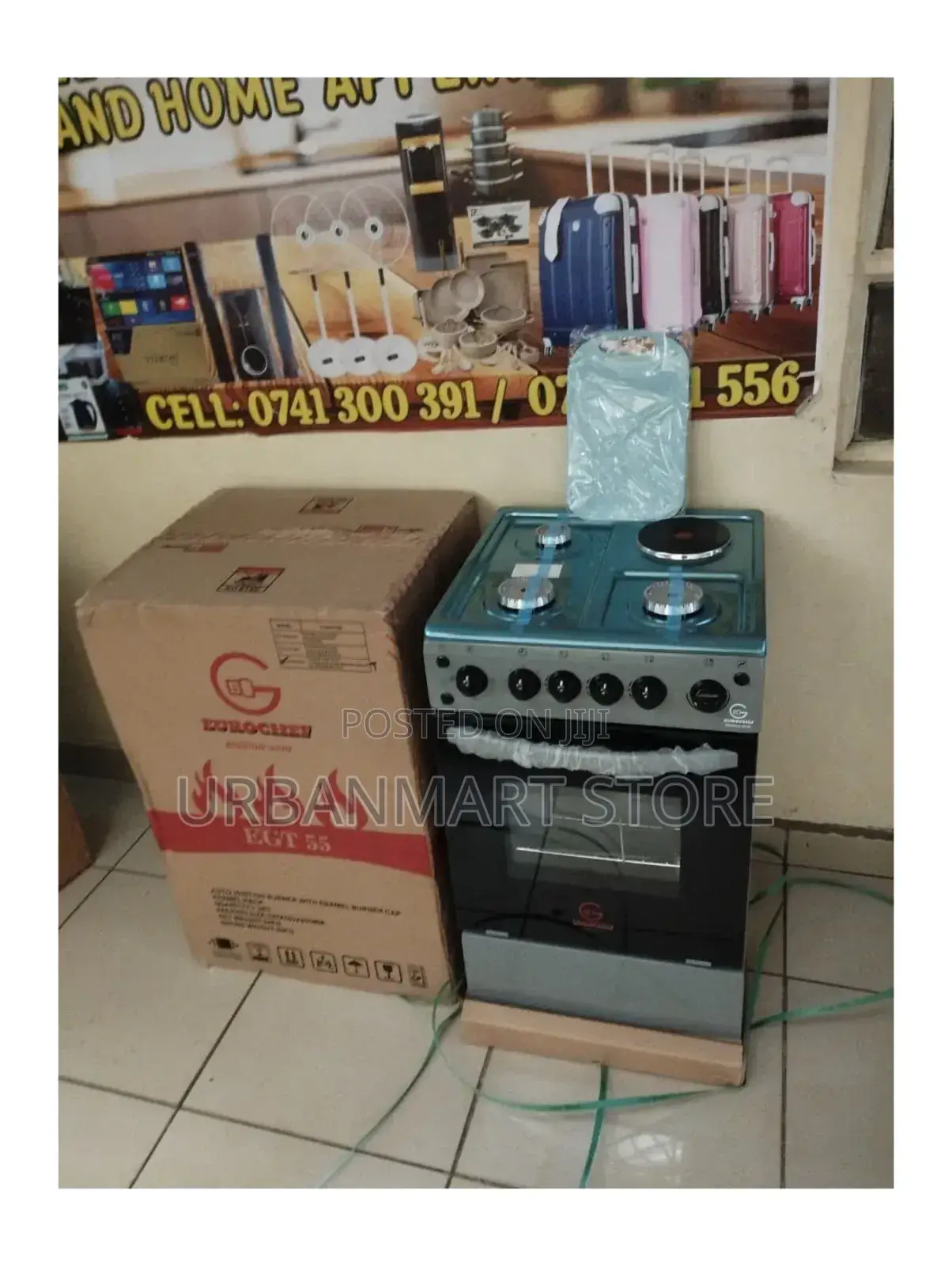Eurochef 3 Gas + 1 Electric Cooker With Oven