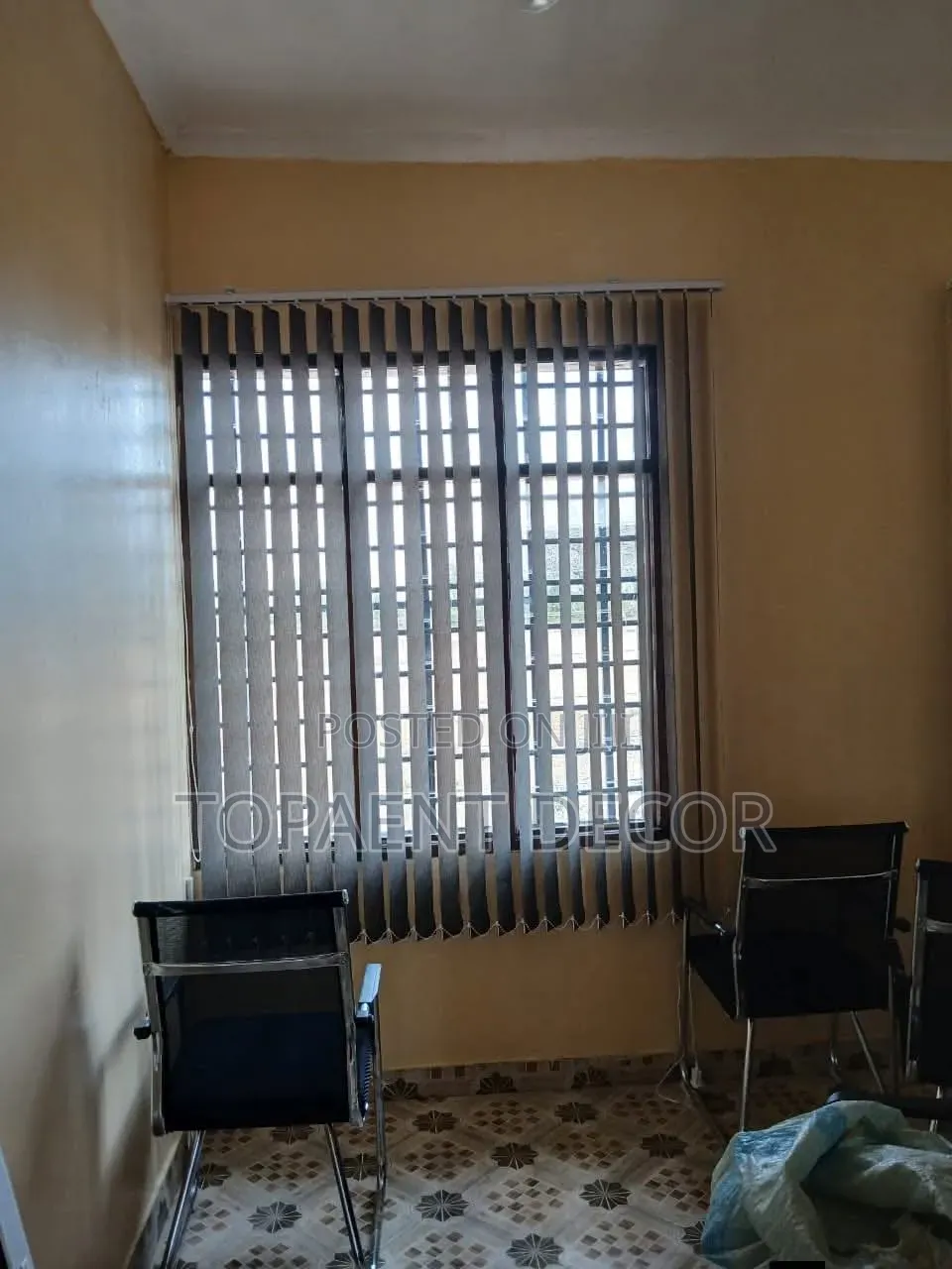 Finding Beauty in Lines, Vertical Office Window Blinds