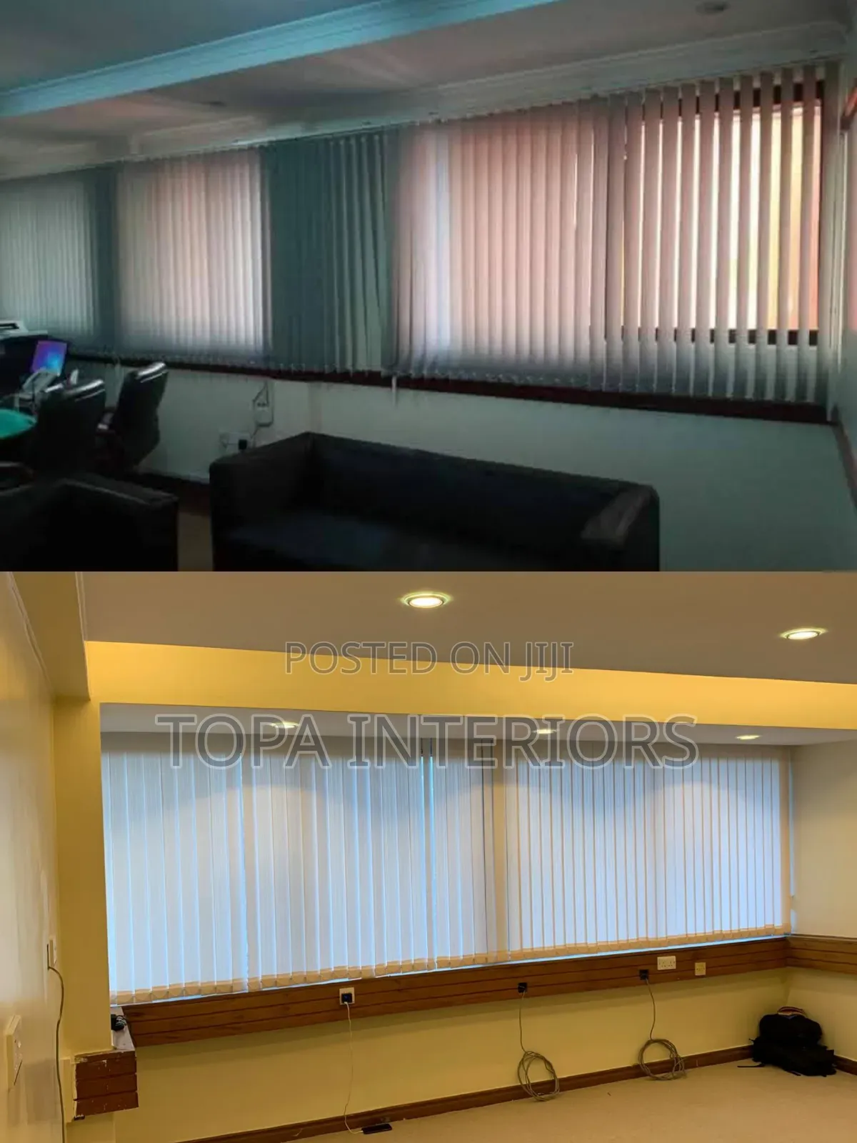Professional Installation of Vertical Office Window Blinds