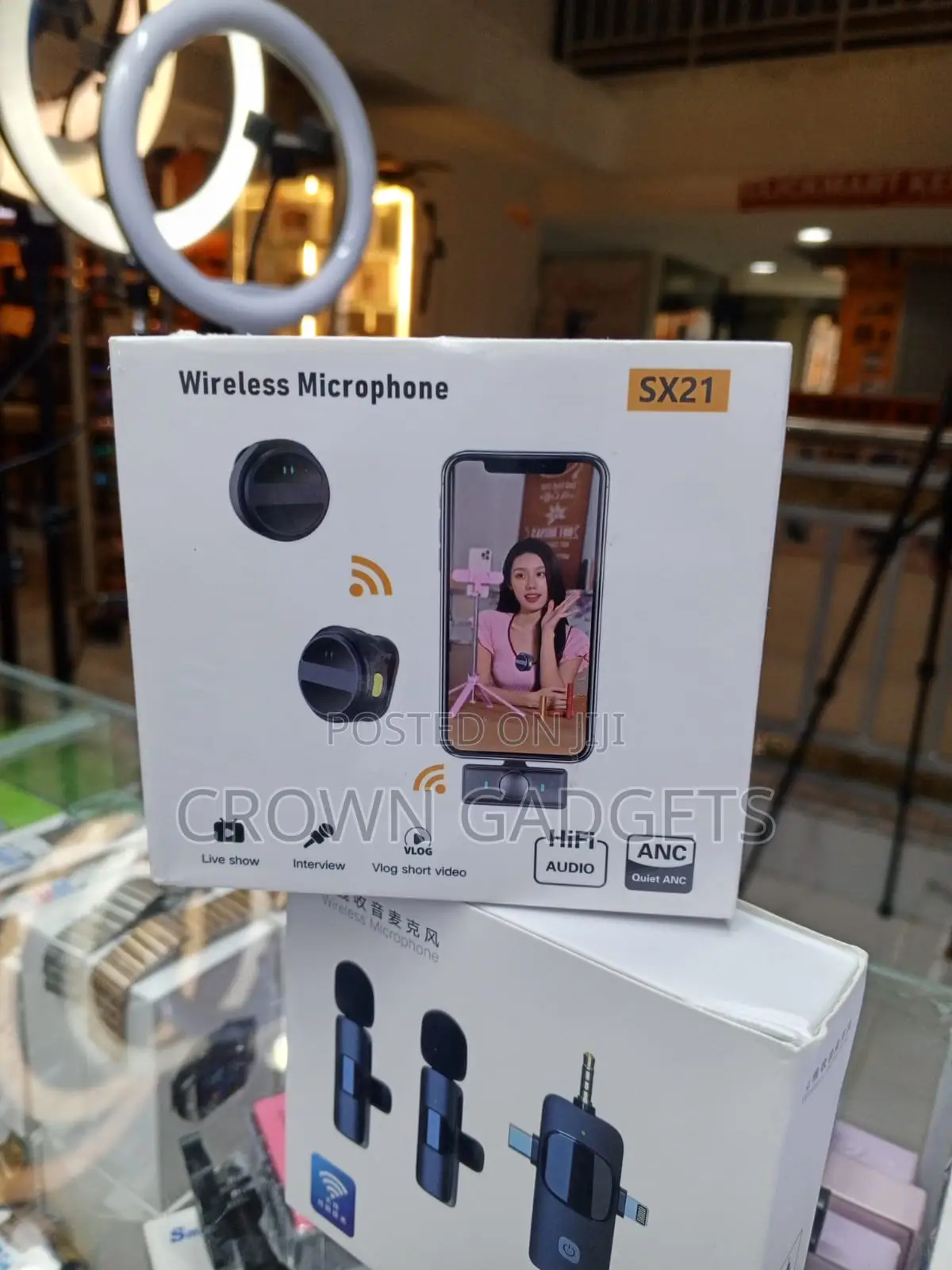 Sx21 Professional Wireless Lavalier Microphone for Content Creators
