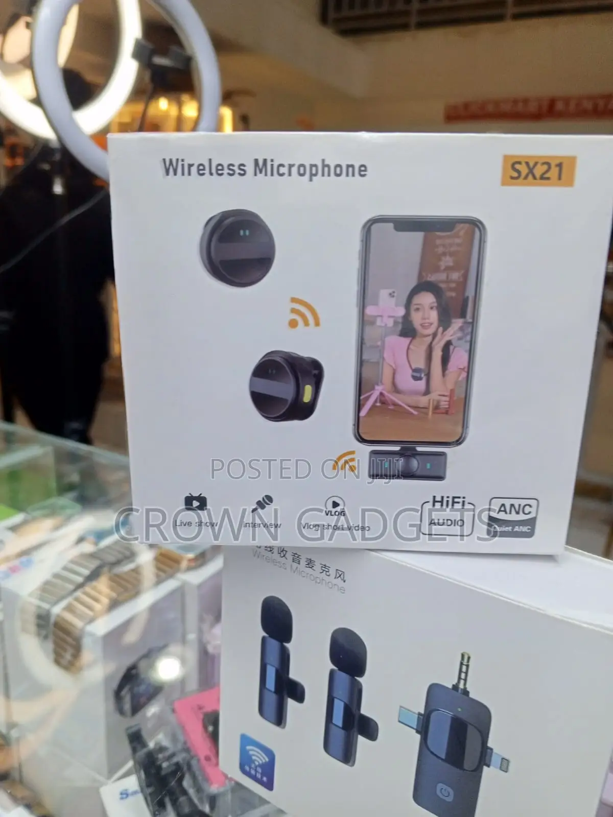 Sx21 Smartphone Wireless Microphone for Vlogging and Streaming