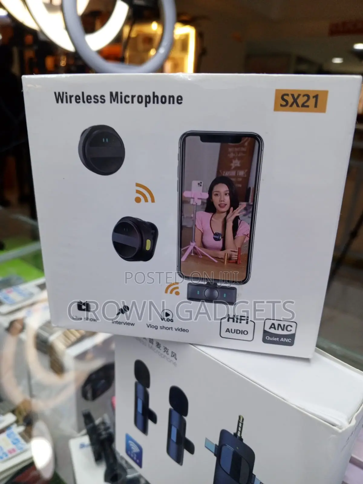 Sx21 Smartphone Wireless Microphone for Vlogging and Streaming