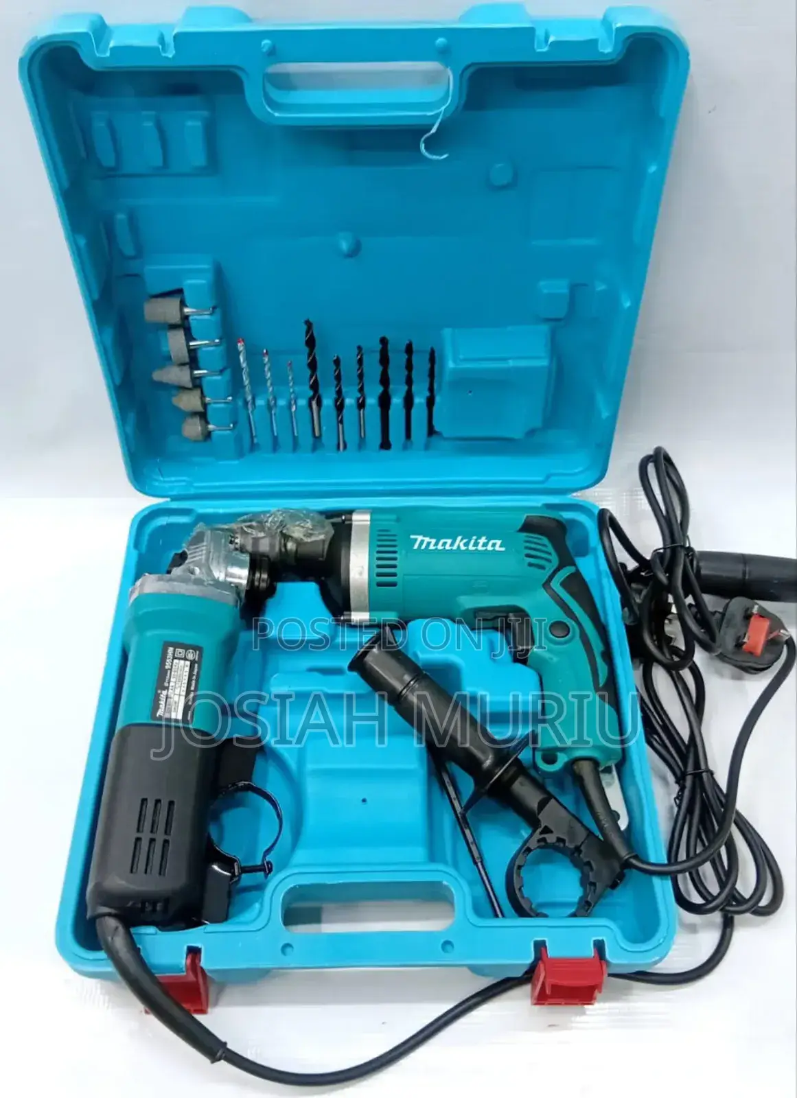 Makita Combo Drill and Grinder 4inch Grinder Plus 1630 Drill